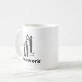 Teamwork - Motivatie koopwaar Koffiemok (Voorkant links)