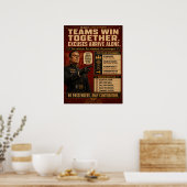 Teamwork Motivatie Poster | Roland K. Voss (Keuken)