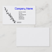 Teamwork Mountain Visitekaartje (Voorkant / Achterkant)