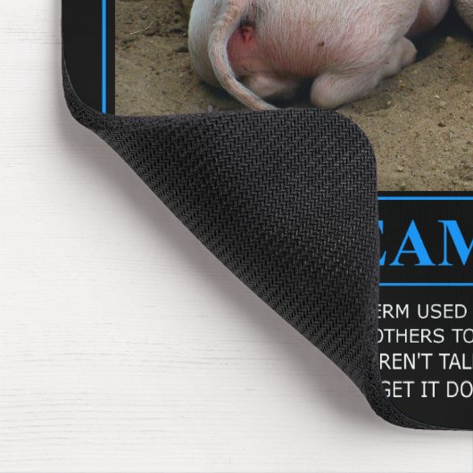 Teamwork mousepad muismat (Hoek)