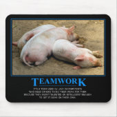 Teamwork mousepad muismat (Voorkant)