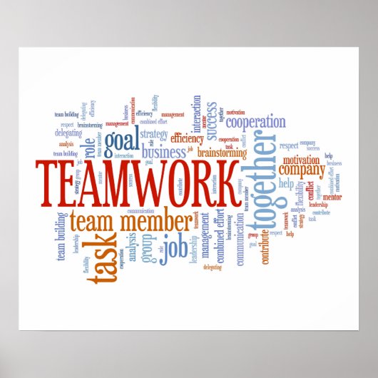 TEAMWORK POSTER (Voorkant)