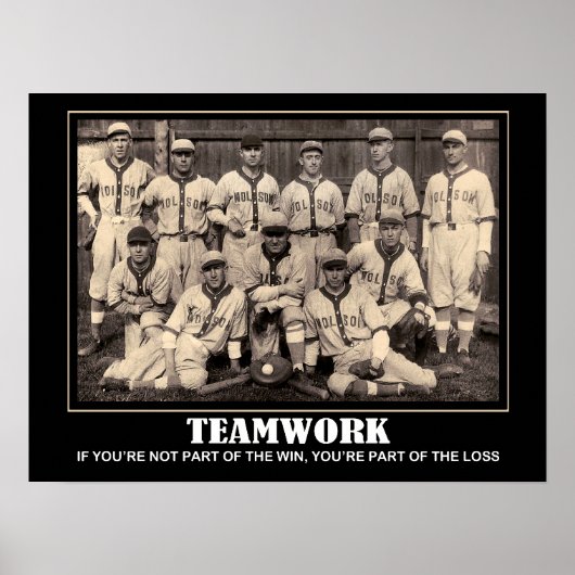 Teamwork... Poster (Voorkant)