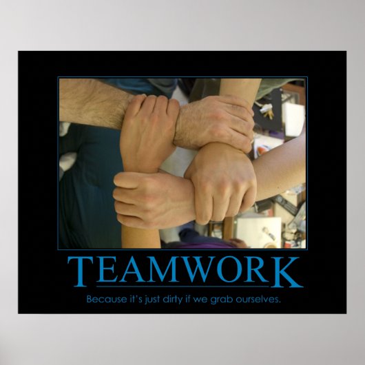 Teamwork Poster (Voorkant)