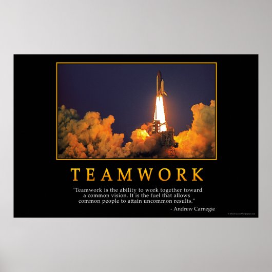 Teamwork Poster (Voorkant)
