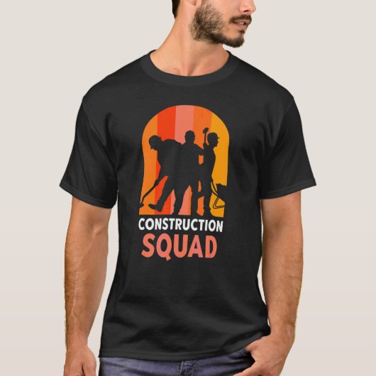 Teamwork site bouwvakwerker t-shirt (Voorkant)