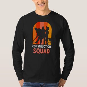 Teamwork site bouwvakwerker t-shirt