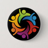 Teamwork - SRF Ronde Button 5,7 Cm (Voorkant)