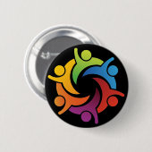 Teamwork - SRF Ronde Button 5,7 Cm (Voorkant /achterkant)