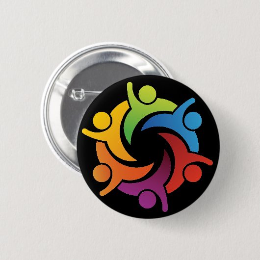 Teamwork - SRF Ronde Button 5,7 Cm (Voorkant /achterkant)
