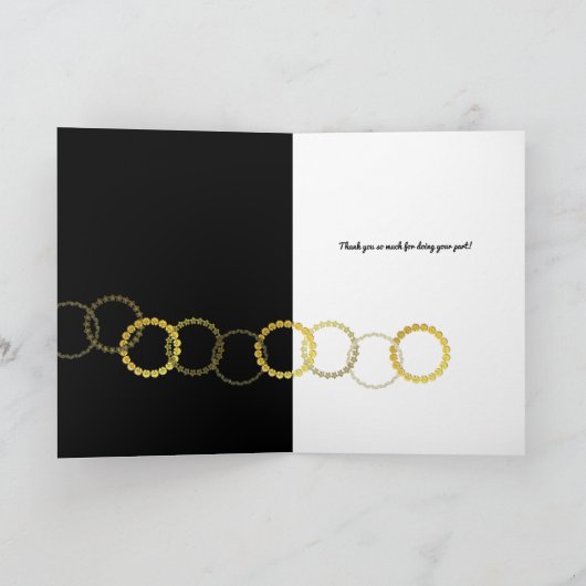 Teamwork Sterkte Dank u kaart  (Binnen)