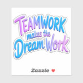 Teamwork Sticker (Vel)