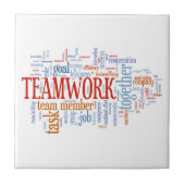 TEAMWORK TEGELTJE (Voorkant)