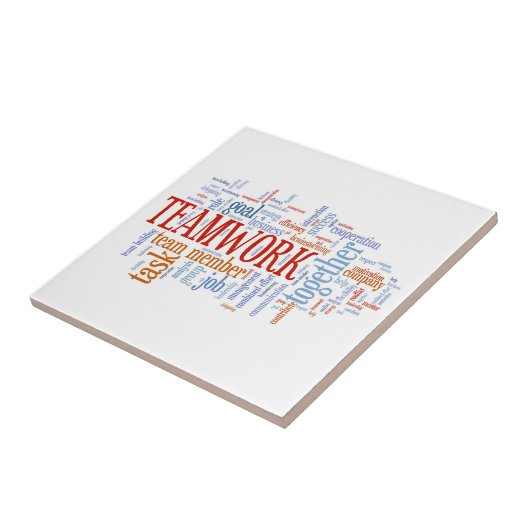TEAMWORK TEGELTJE (Zijkant)