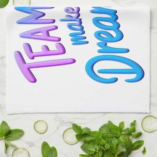 Teamwork Theedoek (Gevouwen)