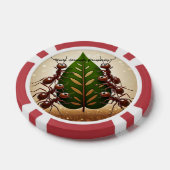 "Teamwork triomfeert" Poker Chips (Enkel)