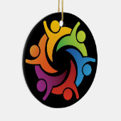 Teamwork - Unity - SRF Keramisch Ornament (Rechts)