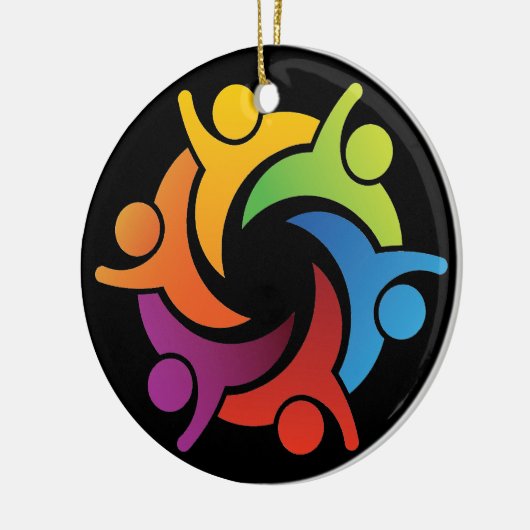 Teamwork - Unity - SRF Keramisch Ornament (Links)