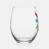 teamwork wijnglas zonder voet (Rechts)