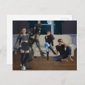 Teanage Weerwolf Lycanthrope Shapeshifters Briefkaart (Voorkant / Achterkant)