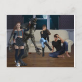 Teanage Weerwolf Lycanthrope Shapeshifters Briefkaart (Voorkant)