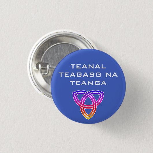 Teanal Teagasg na Teanga Button (Voorkant /achterkant)