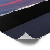 TeAnau Sunset Poster (Hoek)