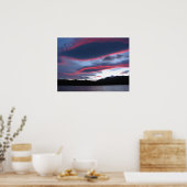 TeAnau Sunset Poster (Keuken)