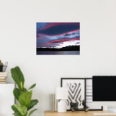 TeAnau Sunset Poster (Thuiskantoor)