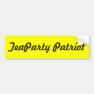 TeaParty Patriot Bumpersticker