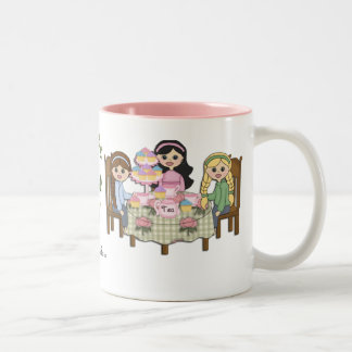 teaPartyMug Tweekleurige Koffiemok