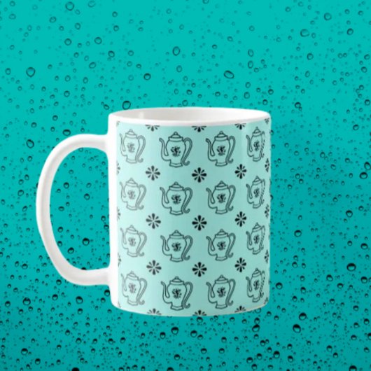 Teapot and Botanical Koffiemok