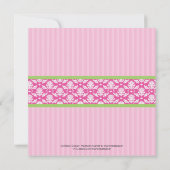 Teapot Birthday Party Invitation Kaart (Achterkant)