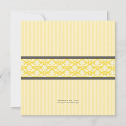 Teapot Bridal Shower Invitation Kaart (Achterkant)