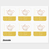 Teapot Chamomile Tea Label (Vel)