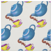 Teapot cup en saucer stof (Swatch)