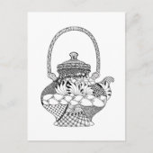 Teapot Doodle Briefkaart (Voorkant)
