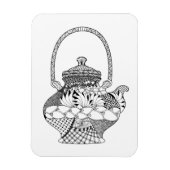 Teapot Doodle Magneet (Verticaal)