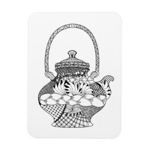 Teapot Doodle Magneet