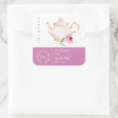 Teapot Echinacea Tea Label (Tas)