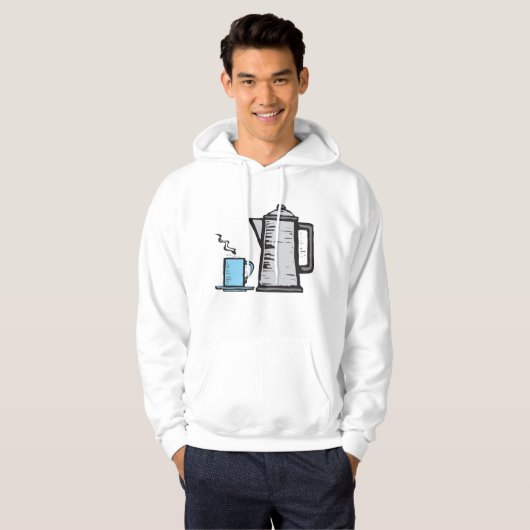 Teapot en Cup Hoodie (Voorkant volledig)