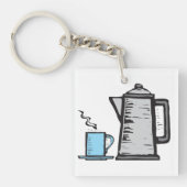 Teapot en Cup Sleutelhanger (Voorkant)
