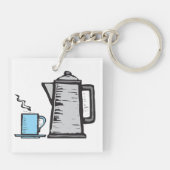 Teapot en Cup Sleutelhanger (Achterkant)