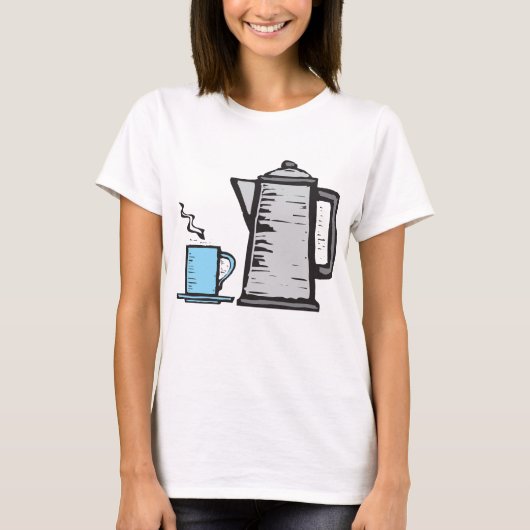 Teapot en Cup T-shirt (Voorkant)