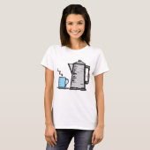 Teapot en Cup T-shirt (Voorkant volledig)