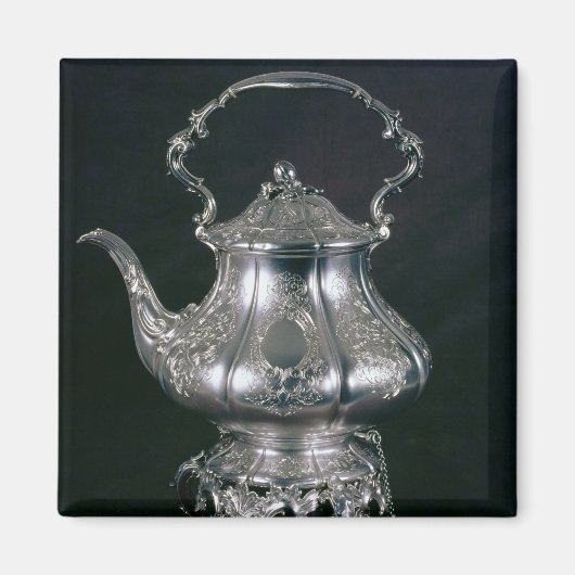 Teapot en ketel met lampvoet en brander magneet (Voorkant)