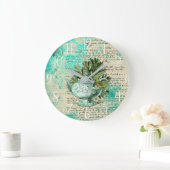 Teapot & Ephemera Collage Grote Klok (Huis)