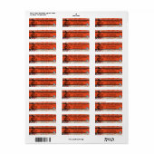 Teapot Fantasy Grunge Persoonlijke Adresetiketten Etiket (Full Sheet)