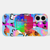 Teapot Floral Case-Mate iPhone Case (Achterkant (horizontaal))