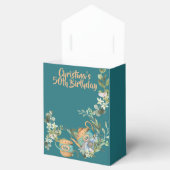  Teapot Floral vanmiddag Tea Birthday Party Bedankdoosjes (Geopend)